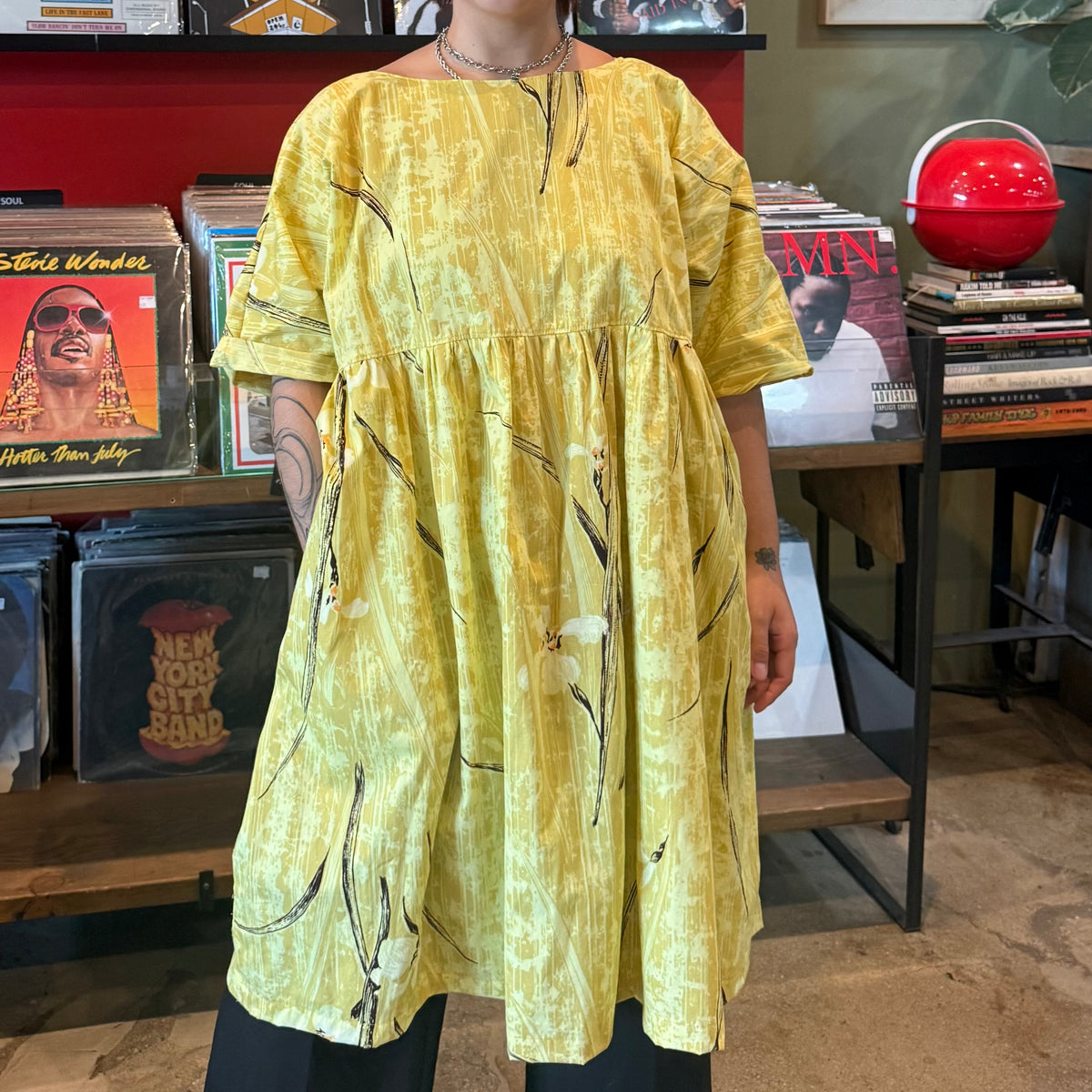 Yellow Floral Dress