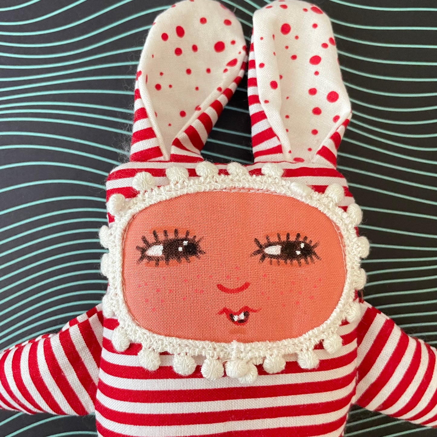 Striped Love Bunny