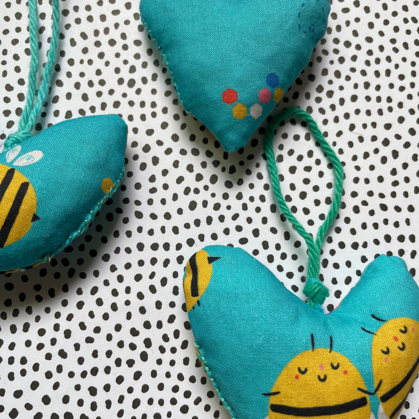 Heart ornaments Set of 3