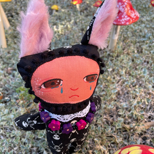 Día De Los Muertos Sad Desert Bunny