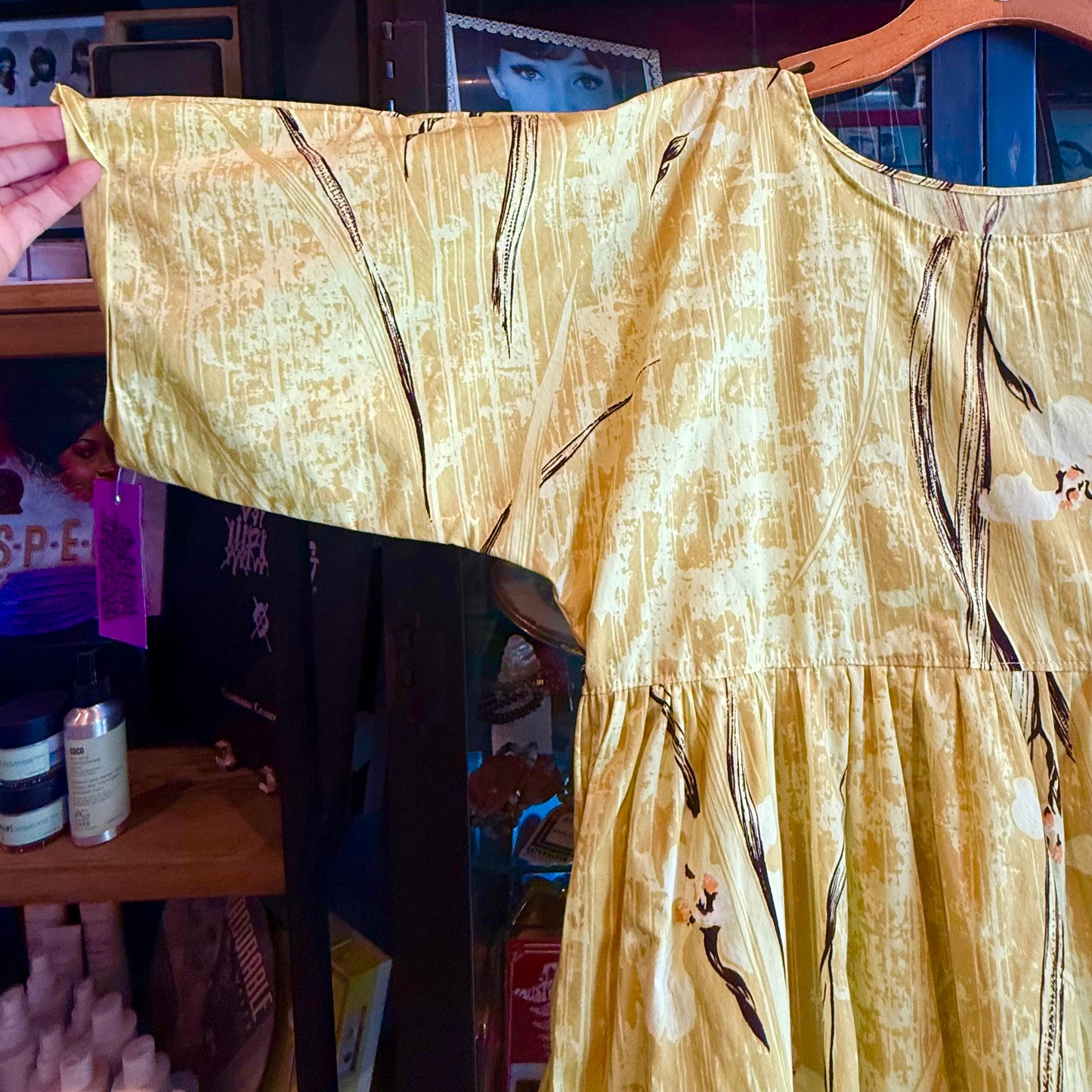 Yellow Floral Dress
