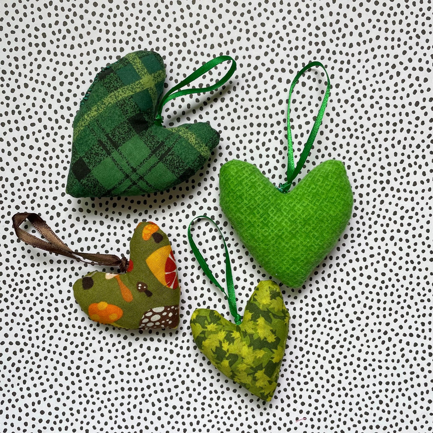 Heart ornaments  Set of 4