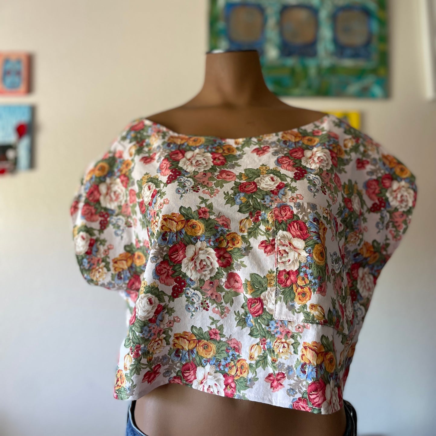 Floral Crop Top