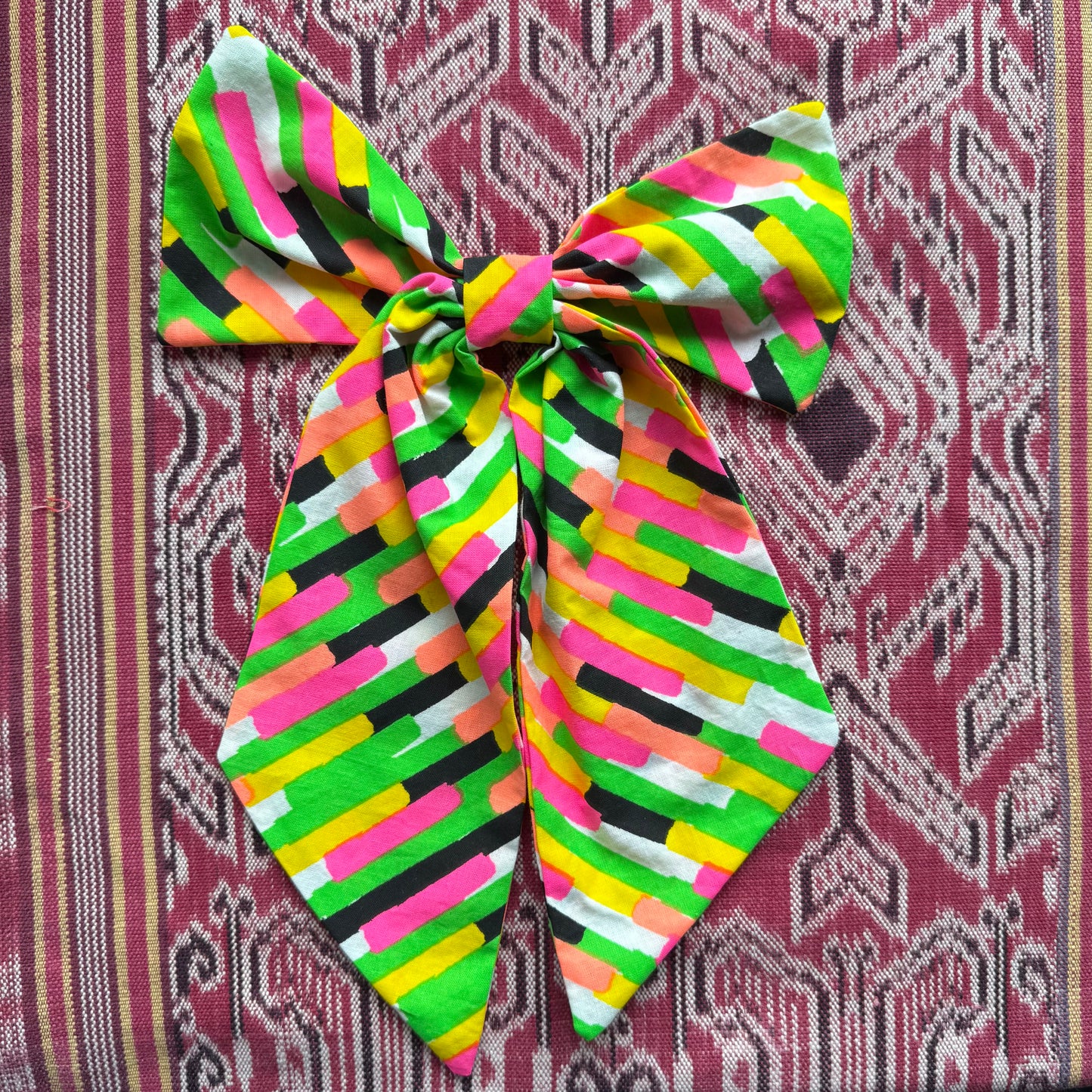 Big Bow Neon Print