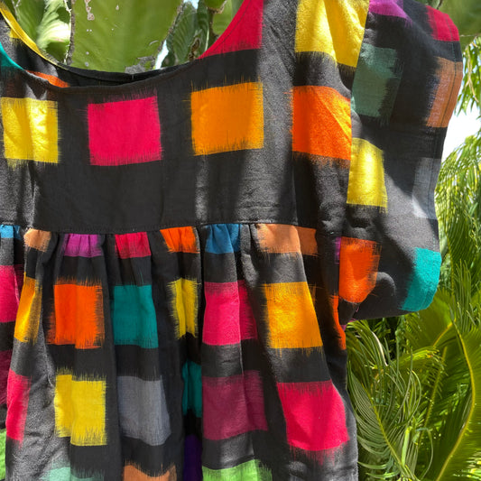 Mexican Style Dress Multi Color