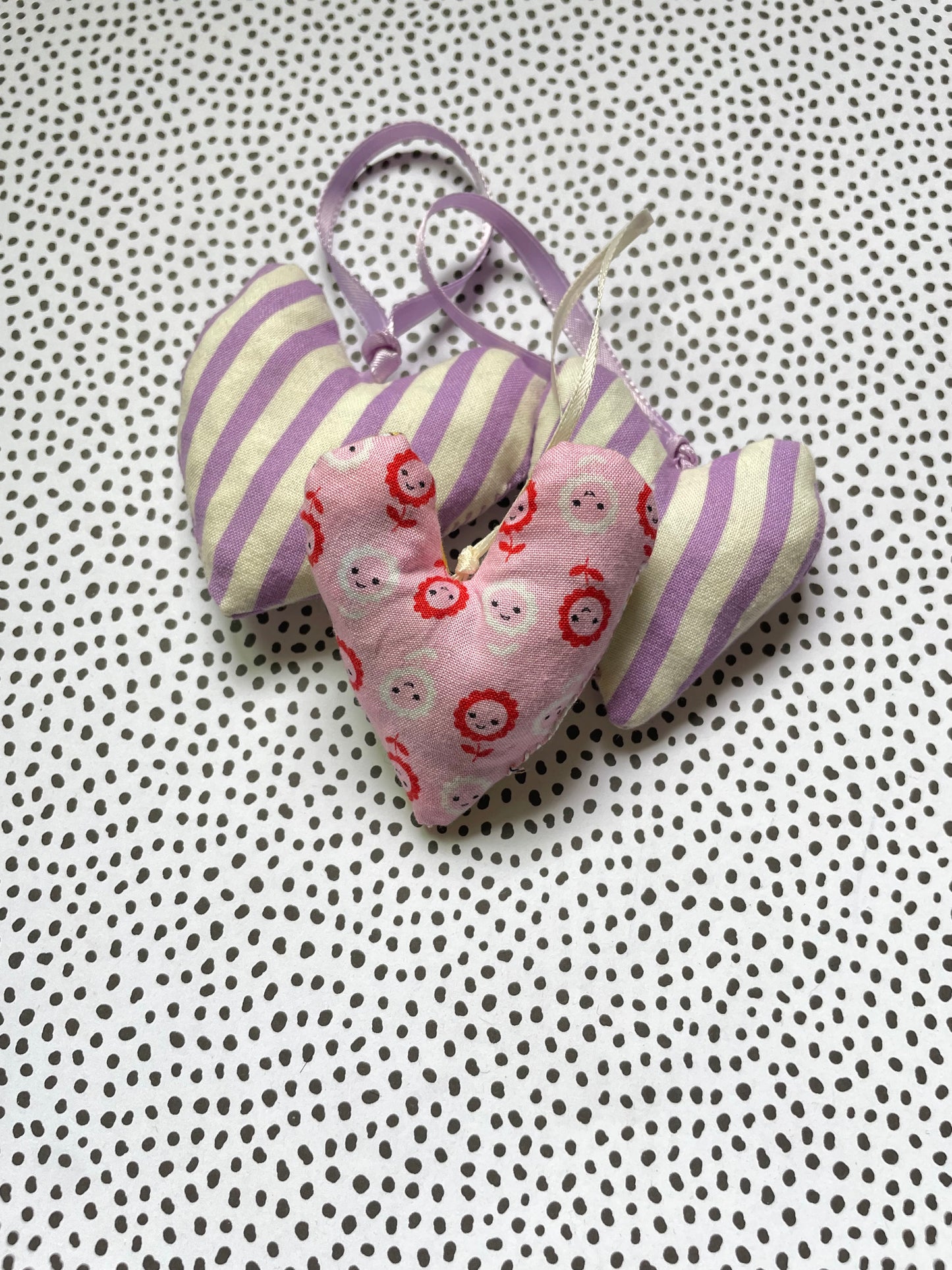 Heart ornaments  Set of 3